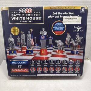 BulbHead 2020‎ Battle For The White House Chess Set